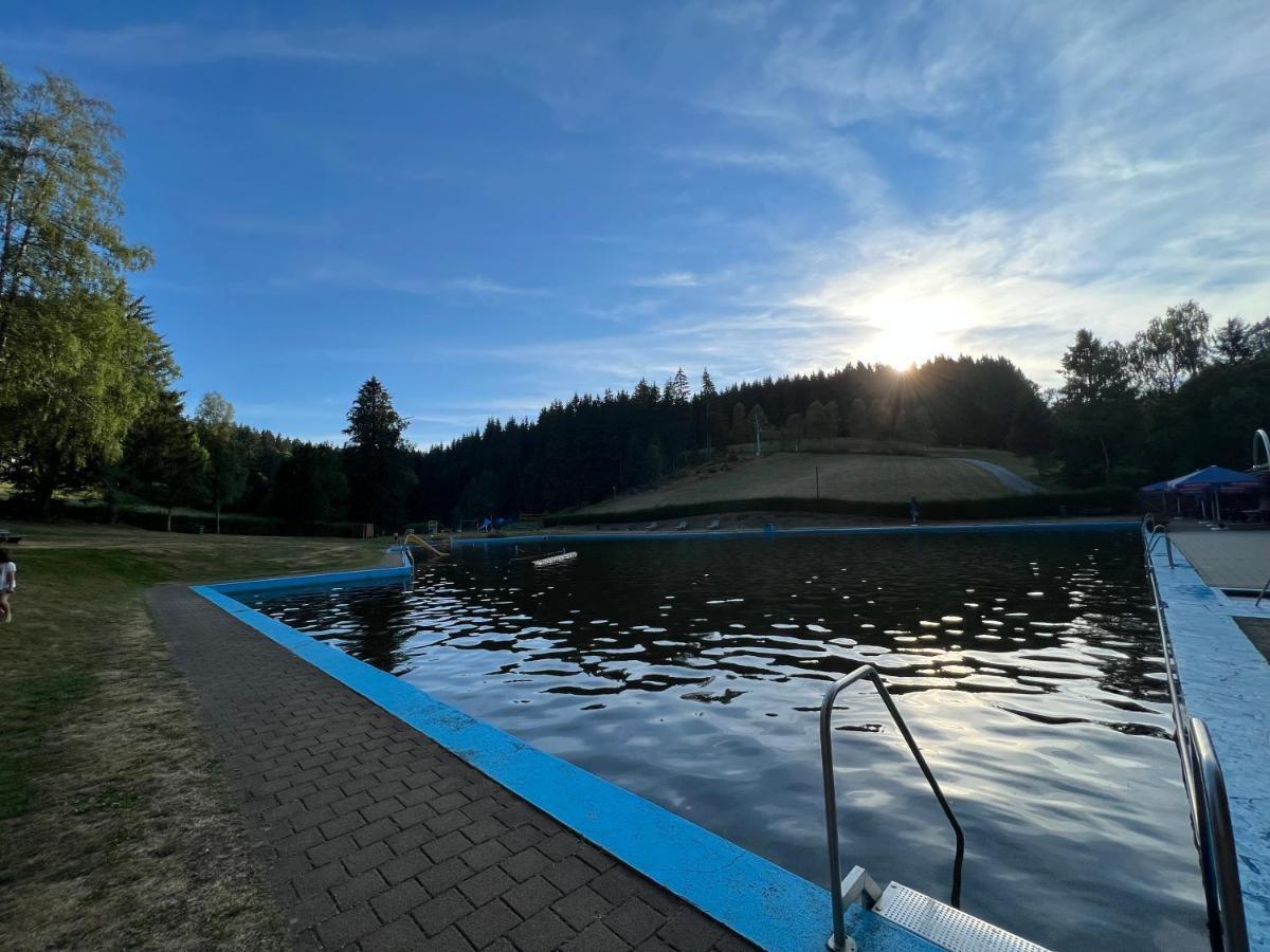 Apartment Annis Panoramablick Pool Sauna Tennis Schonach im Schwarzwald Exteriör bild